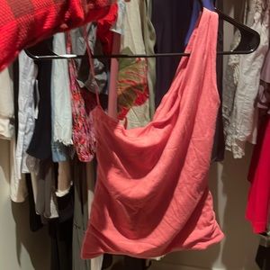 One shoulder jcrew shirt